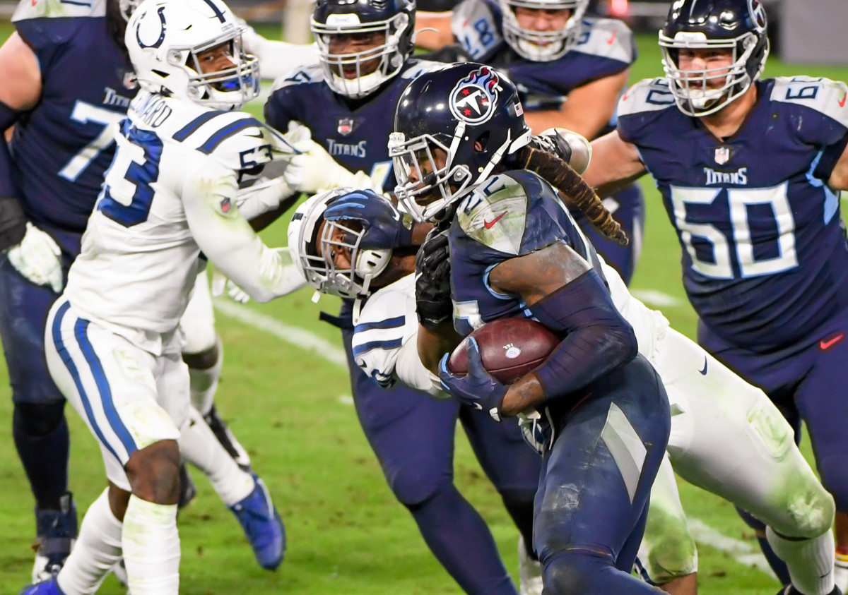 Henry is essentially given carte blanche to mash, twist, lever or otherwise bombard the entirety of a tackler’s helmet.